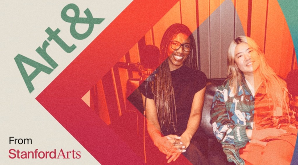 Art & podcast artwork featuring Cyan DeVeaux and Scarlett Kim
